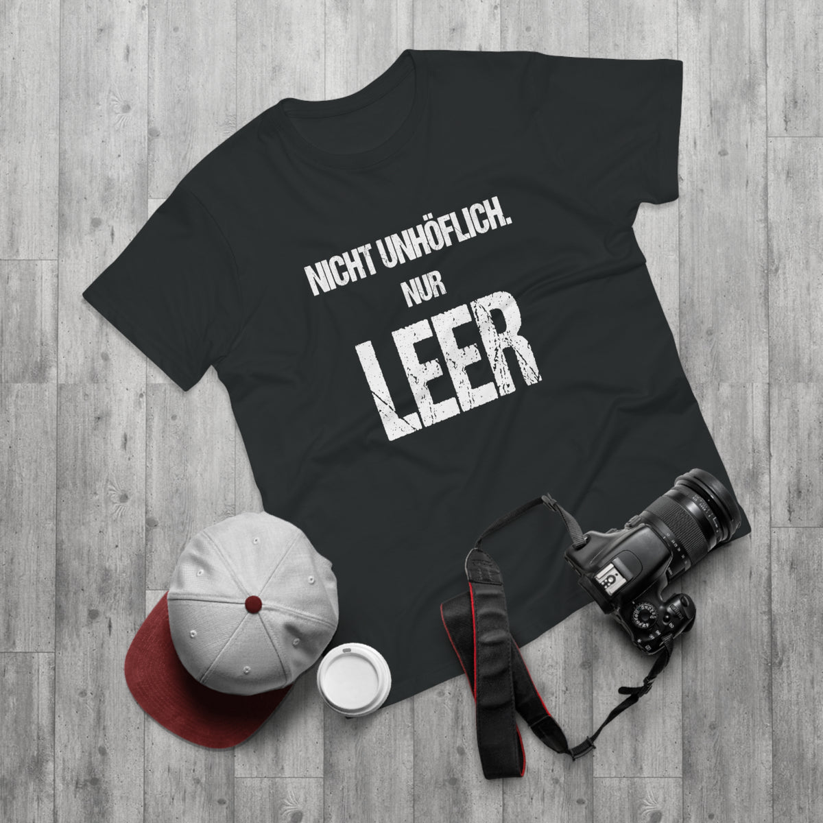 Nicht unhöflich. Nur leer. – Herren T-Shirt