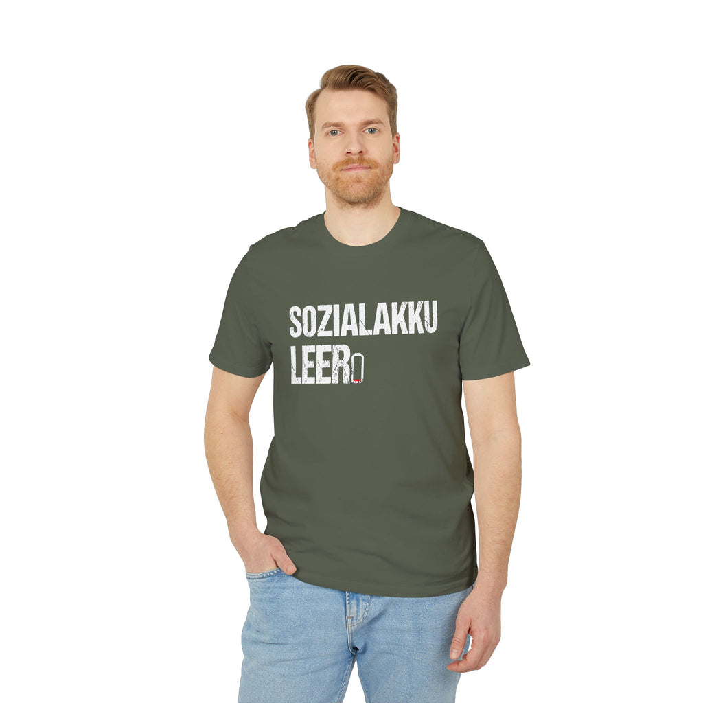 Sozialakku LEER – Unisex T-Shirt