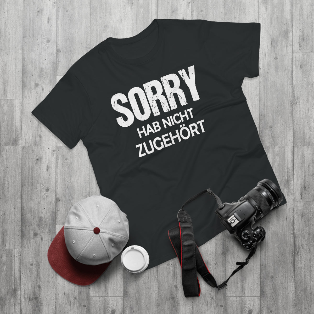 Sorry. Hab nicht zugehört. – Herren T-Shirt