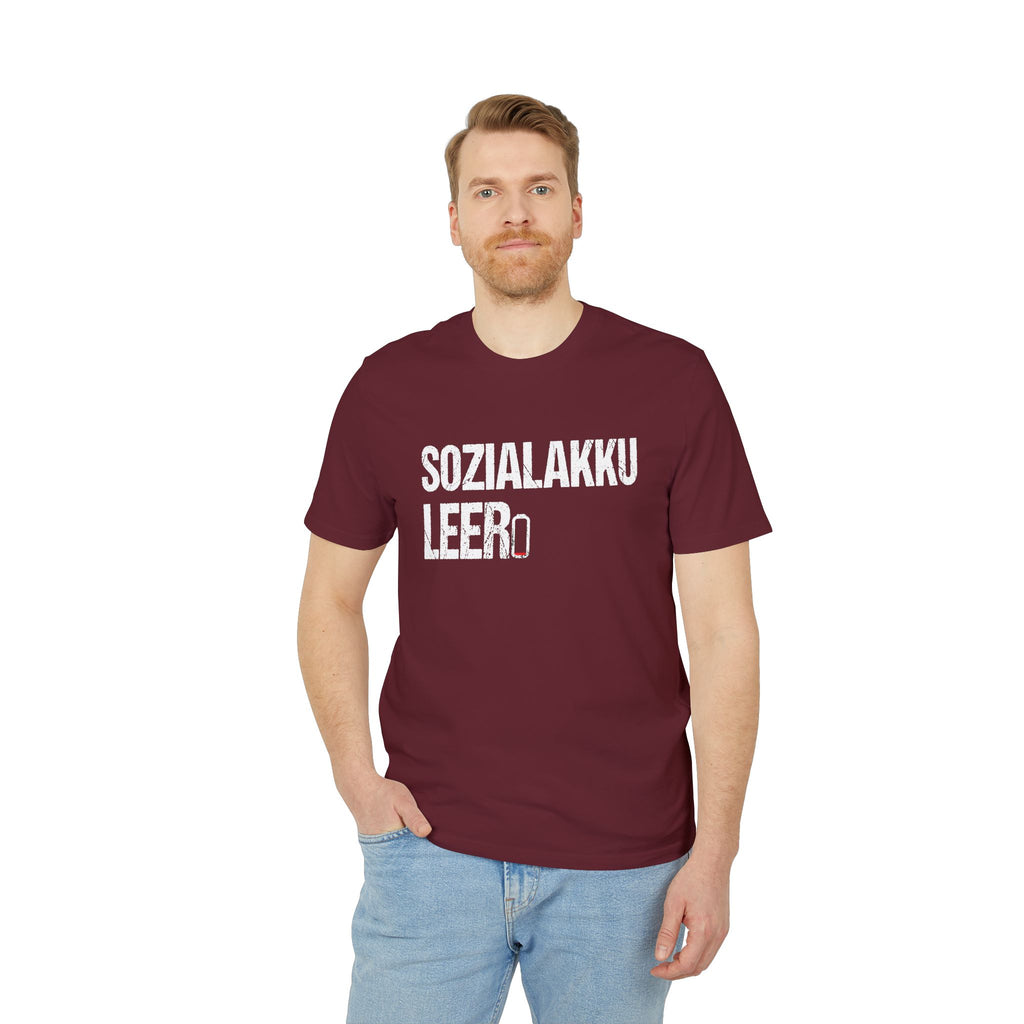Sozialakku LEER – Unisex T-Shirt