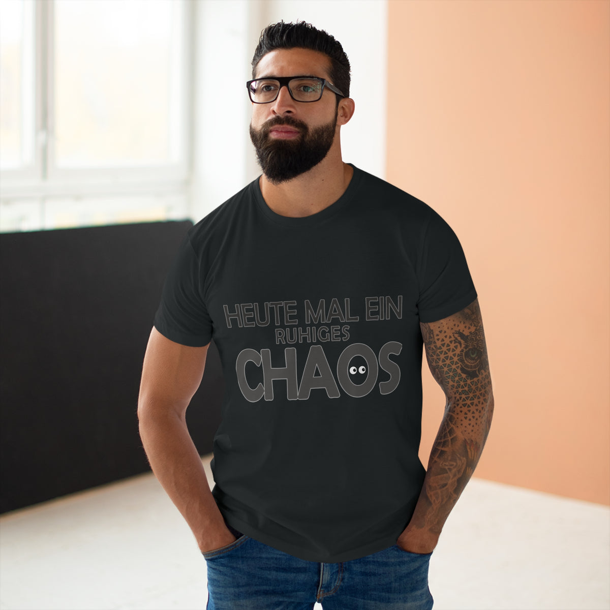 Heute mal ein ruhiges Chaos – Herren T-Shirt