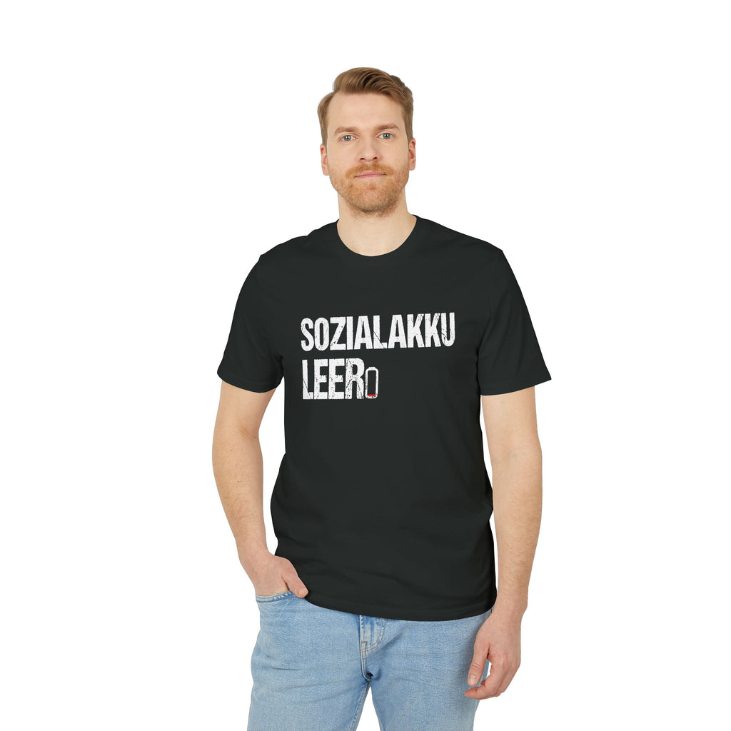 Sozialakku LEER – Unisex T-Shirt