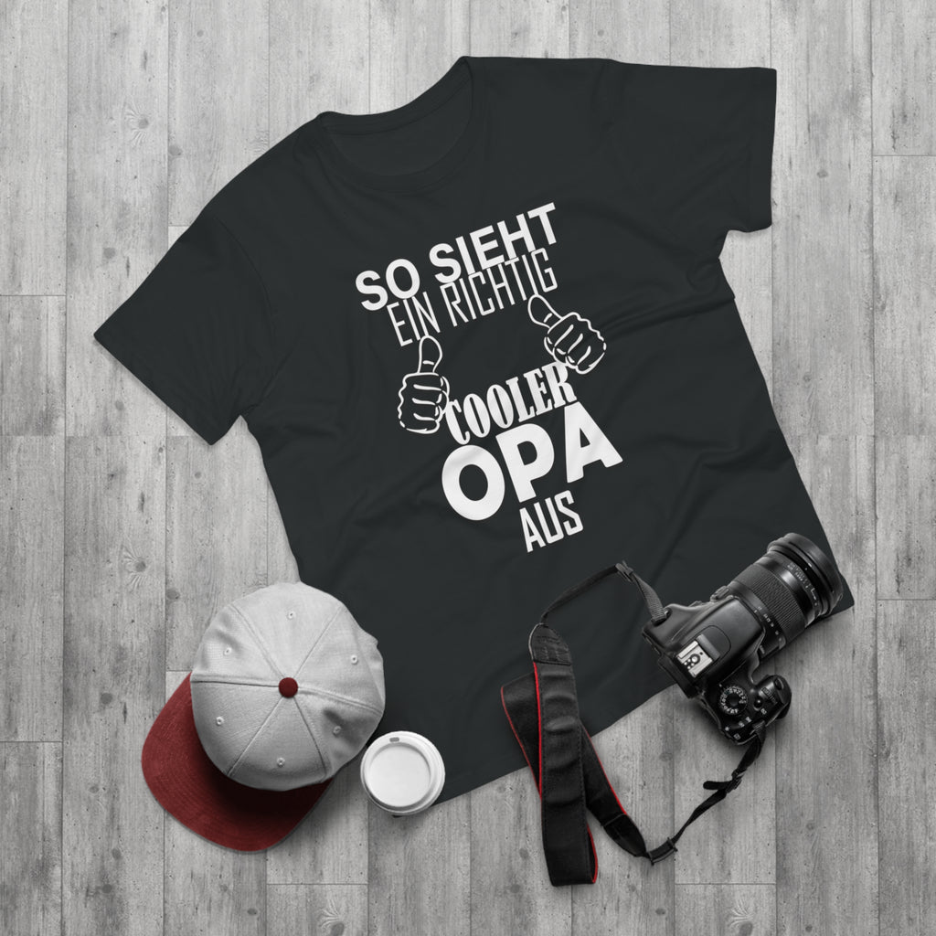 So sieht ein richtig cooler Opa aus – Herren T-Shirt