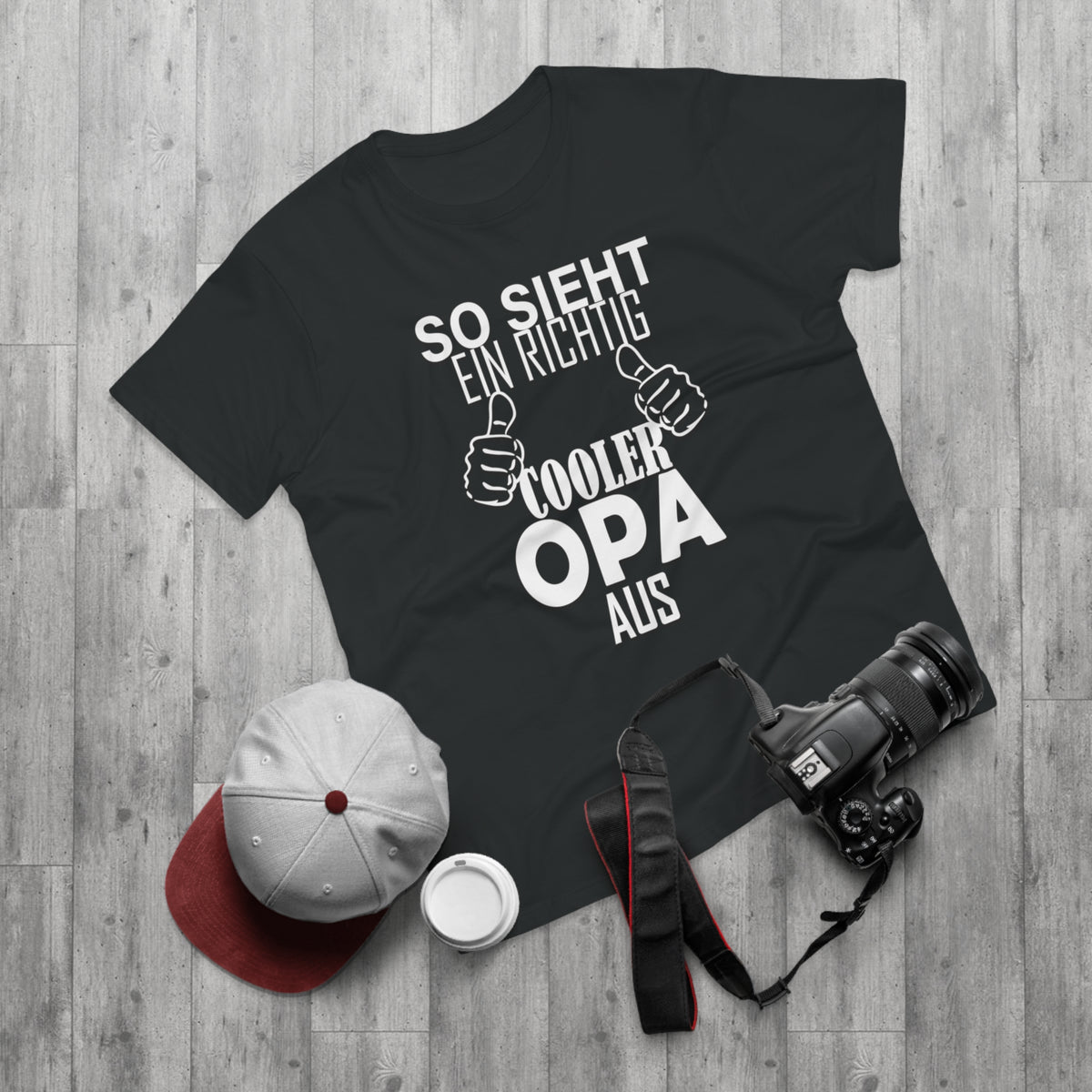 So sieht ein richtig cooler Opa aus – Herren T-Shirt